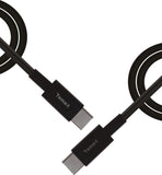 USB-TYPE-C to TYPE-C 1.8m black cable