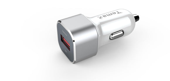 Temax 1 Port fast car charger 18W