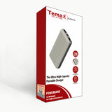 Temax Power Bank, Fast charging 20000 mAh Portable [QC 3.0] - Light Grey