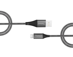 2m Nylon Grey USB to MFi Lightning cable