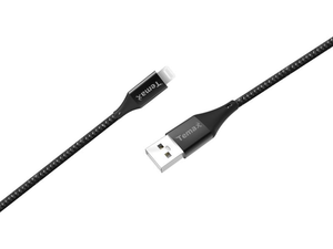 1m Nylon Black USB to MFi lightning cable