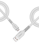 USB to Micro ( TPU ) Length 2M - white