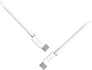 USB-TYPE-C to TYPE-C 1m white cable