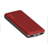 Temax Power Bank, Fast charging 20000 mAh Portable [QC 3.0] - Red
