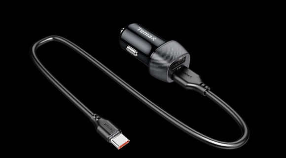 2 PORT 3.4A CAR CHARGER WITH Micro Cable